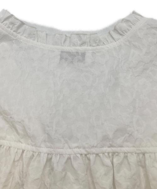 MOGA（モガ）MOGA (モガ) フクレJQブラウス ホワイト サイズ:Fの古着・服飾アイテム