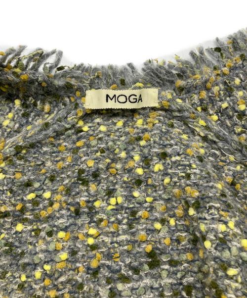 MOGA（モガ）MOGA (モガ) ミックスツイード調カーディガン グレー サイズ:Fの古着・服飾アイテム