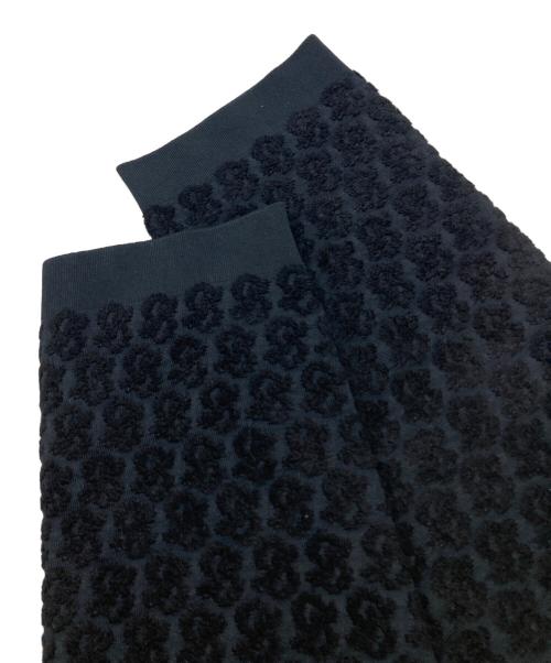 Salvatore Ferragamo（サルヴァトーレ フェラガモ）Salvatore Ferragamo (サルヴァトーレ フェラガモ) ジャガードカーディガン ブラック サイズ:Ｌの古着・服飾アイテム