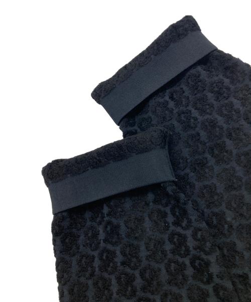 Salvatore Ferragamo（サルヴァトーレ フェラガモ）Salvatore Ferragamo (サルヴァトーレ フェラガモ) ジャガードカーディガン ブラック サイズ:Ｌの古着・服飾アイテム