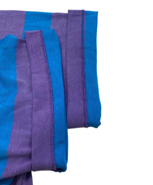 wentworth（ウェントワース）wentworth (ウェントワース) ボーダーTシャツ ブルー×パープル サイズ:Ｌの古着・服飾アイテム