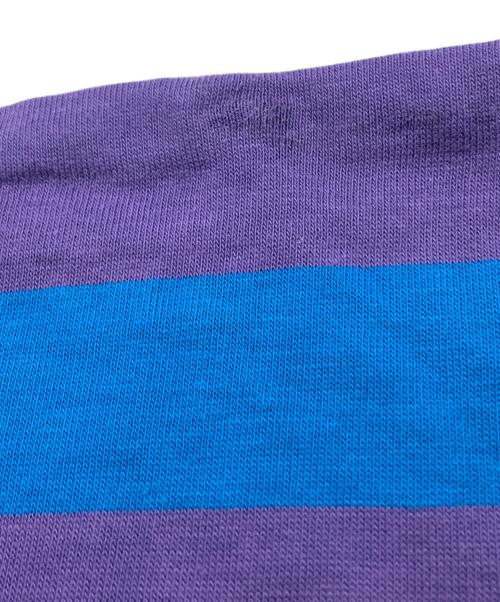 wentworth（ウェントワース）wentworth (ウェントワース) ボーダーTシャツ ブルー×パープル サイズ:Ｌの古着・服飾アイテム