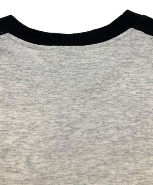 SHERRYS（シェリーズ）SHERRYS (シェリーズ) ラグランプリントTシャツ ホワイト×ブラック サイズ:Ｌの古着・服飾アイテム