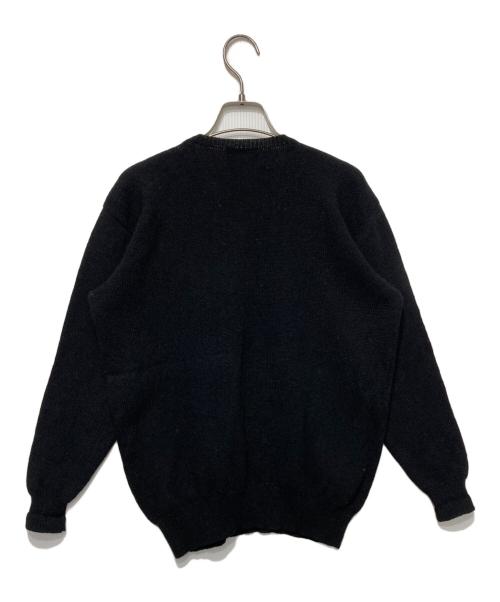 PINK HOUSE（ピンクハウス）PINK HOUSE (ピンクハウス) パッチロゴニット ブラック サイズ:36の古着・服飾アイテム