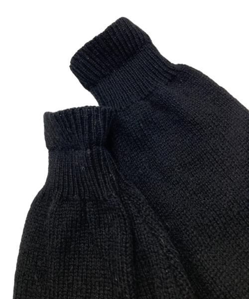 PINK HOUSE（ピンクハウス）PINK HOUSE (ピンクハウス) パッチロゴニット ブラック サイズ:36の古着・服飾アイテム