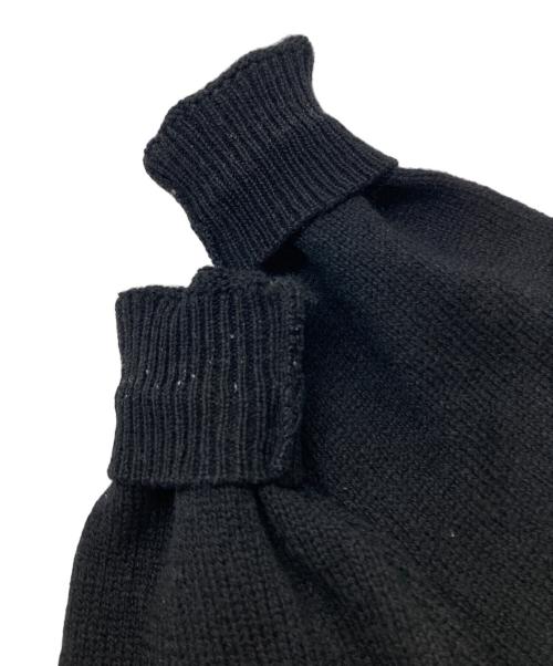 PINK HOUSE（ピンクハウス）PINK HOUSE (ピンクハウス) パッチロゴニット ブラック サイズ:36の古着・服飾アイテム