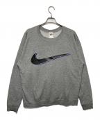 NIKEナイキ）の古着「ビッグスウッシュスウェット」｜グレー