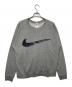 NIKE（ナイキ）の古着「ビッグスウッシュスウェット」｜グレー
