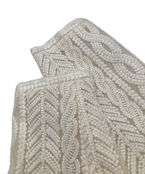 TOMORROW LAND（トゥモローランド）TOMORROW LAND (トゥモローランド) シアーレースジャケット ホワイト サイズ:36の古着・服飾アイテム