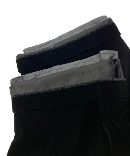 UNITED ARROWS（ユナイテッドアローズ）UNITED ARROWS (ユナイテッドアローズ) ベルベット オーバーオール ブラック サイズ:36 未使用品の古着・服飾アイテム