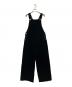 UNITED ARROWS（ユナイテッドアローズ）の古着「ベルベット オーバーオール」｜ブラック