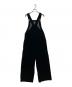 UNITED ARROWS (ユナイテッドアローズ) ベルベット オーバーオール ブラック サイズ:36 未使用品：13000円