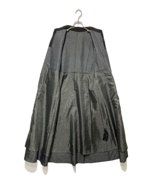 UNITED TOKYO（ユナイテッドトーキョー）UNITED TOKYO (ユナイテッドトーキョー) クロップブロックワンピース グレー×ブラック サイズ:2の古着・服飾アイテム