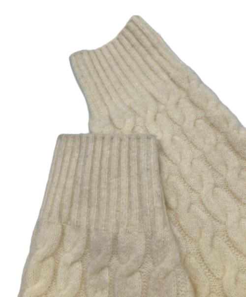 Lily Brown（リリーブラウン）Lily Brown (リリーブラウン) LilyBearケーブルニットミニワンピ アイボリー サイズ:Fの古着・服飾アイテム