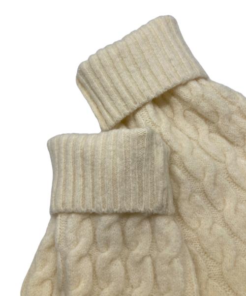 Lily Brown（リリーブラウン）Lily Brown (リリーブラウン) LilyBearケーブルニットミニワンピ アイボリー サイズ:Fの古着・服飾アイテム