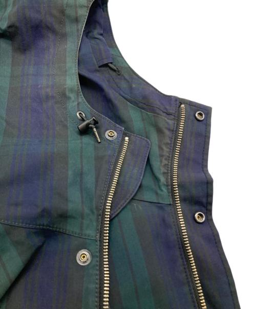 THE NORTH FACE BLACK LABEL（ザ・ノースフェイス ブラックレーベル）THE NORTH FACE BLACK LABEL (ザ・ノースフェイス ブラックレーベル) フーデッドジャケット ネイビー×グリーン サイズ:Ｍの古着・服飾アイテム