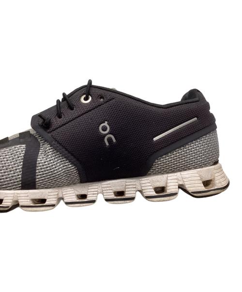 on（オン）on (オン) Cloud ローカットスニーカー ブラック×グレー サイズ:US M7の古着・服飾アイテム