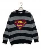 COACHコーチ）の古着「オーバーサイズド セーター」｜ブラック×グレー