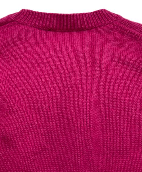 COACH（コーチ）COACH (コーチ) レキシーカシミヤブレンドセーター ショッキングピンク サイズ:XSの古着・服飾アイテム