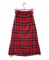 Kate Spade (ケイトスペード) チェックスカート レッド×ピンク サイズ:00：5000円