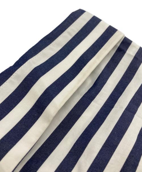 Kate Spade（ケイトスペード）Kate Spade (ケイトスペード) ストライプブラウス ネイビー×ホワイト サイズ:XSの古着・服飾アイテム