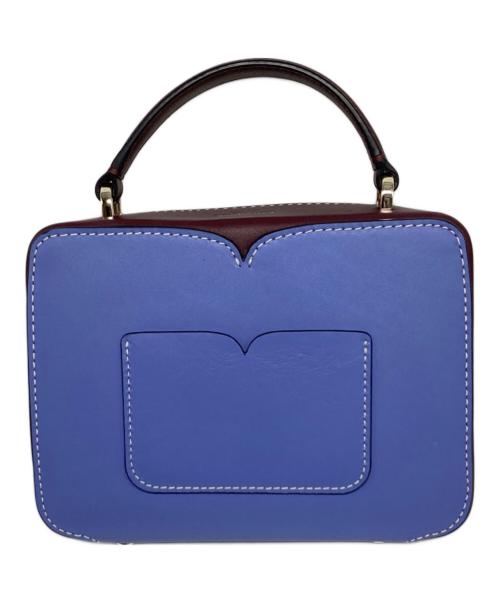 Kate Spade（ケイトスペード）Kate Spade (ケイトスペード) Vanity Mini Top Handle Bag パープル×ワインレッドの古着・服飾アイテム