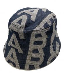 MARC JACOBS（マークジェイコブス）の古着「モノグラムバケットハット」｜インディゴ