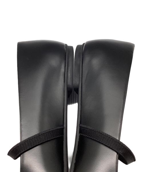 Ferragamo（フェラガモ）Ferragamo (フェラガモ) ヴァラリボンフラットパンプス ブラック サイズ:5 1/2の古着・服飾アイテム