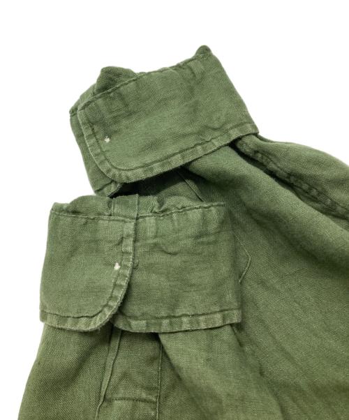 POLO RALPH LAUREN（ポロ・ラルフローレン）POLO RALPH LAUREN (ポロ・ラルフローレン) ボタンダウンリネンシャツ グリーン サイズ:Sの古着・服飾アイテム