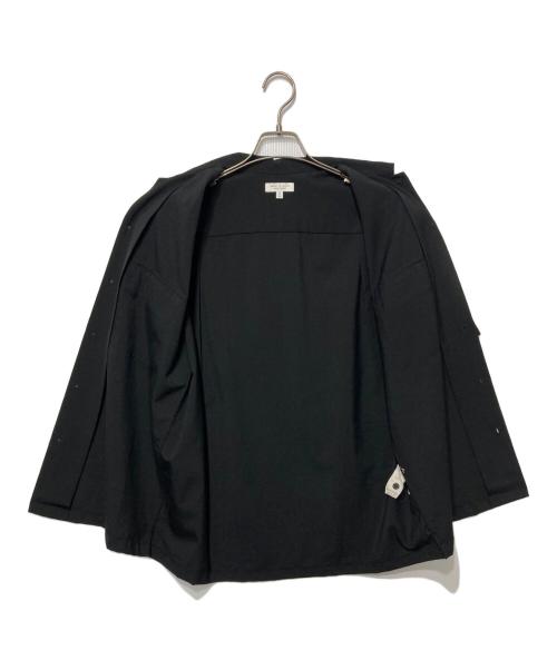 BEAUTY&YOUTH（ビューティーアンドユース）BEAUTY&YOUTH (ビューティーアンドユース) ウーステッド フォルム ショートスリーブ シャツ ブラック サイズ:Sの古着・服飾アイテム