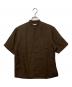 UNITED ARROWS（ユナイテッドアローズ）の古着「半袖リネンシャツ」｜ブラウン
