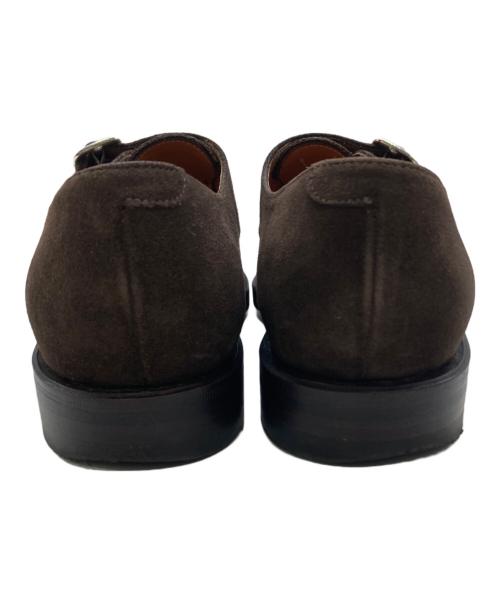 Jalan Sriwijaya（ジャランスリウァヤ）Jalan Sriwijaya (ジャランスリウァヤ) green label relaxing (グリーンレーベルリラクシング) 別注スウェードモンクストラップシューズ ブラウン サイズ:38の古着・服飾アイテム