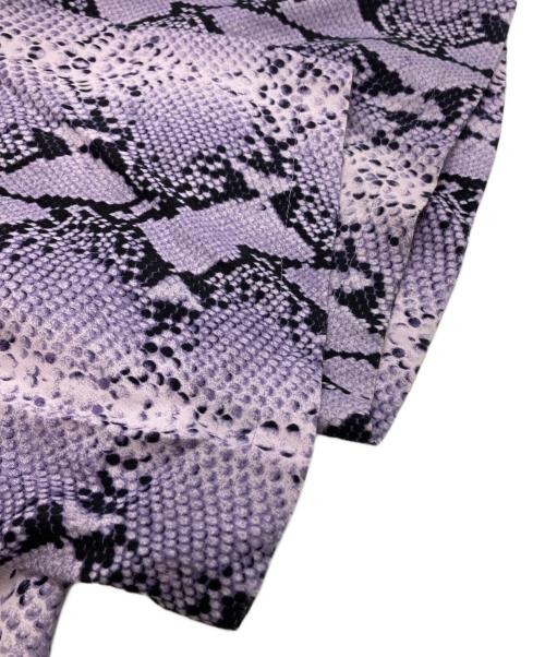 WACKO MARIA（ワコマリア）WACKO MARIA (ワコマリア) パイソン柄オープンカラーシャツ パープル サイズ:Ｍの古着・服飾アイテム