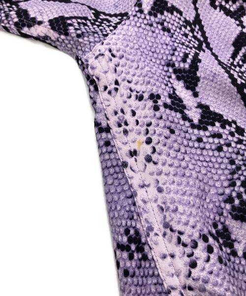 WACKO MARIA（ワコマリア）WACKO MARIA (ワコマリア) パイソン柄オープンカラーシャツ パープル サイズ:Ｍの古着・服飾アイテム