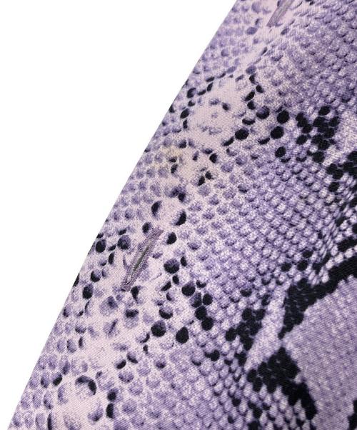 WACKO MARIA（ワコマリア）WACKO MARIA (ワコマリア) パイソン柄オープンカラーシャツ パープル サイズ:Ｍの古着・服飾アイテム