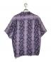WACKO MARIA (ワコマリア) パイソン柄オープンカラーシャツ パープル サイズ:Ｍ：16000円
