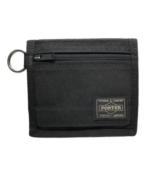 PORTER（ポーター）PORTER (ポーター) 2つ折り財布 ブラックの古着・服飾アイテム