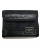 PORTERポーター）の古着「2つ折り財布」｜ブラック