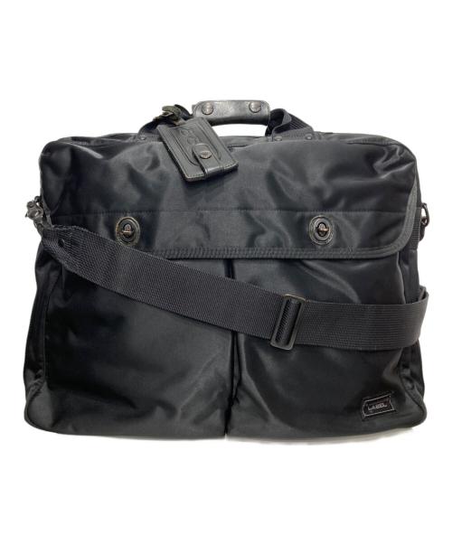 LUGGAGE LABEL（ラゲッジ レーベル）LUGGAGE LABEL (ラゲッジ レーベル) 2WAYブリーフケース ブラックの古着・服飾アイテム