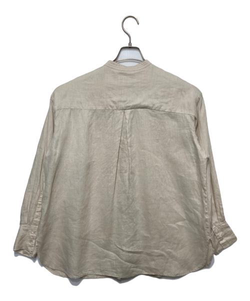JOURNAL STANDARD（ジャーナルスタンダード）JOURNAL STANDARD (ジャーナルスタンダード) Northernリネンスタンドカラーシャツ ベージュ サイズ:-の古着・服飾アイテム