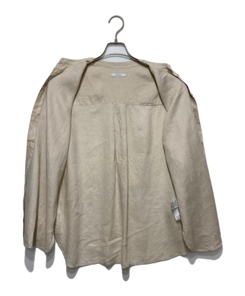 JOURNAL STANDARD（ジャーナルスタンダード）JOURNAL STANDARD (ジャーナルスタンダード) Northernリネンスタンドカラーシャツ ベージュ サイズ:-の古着・服飾アイテム