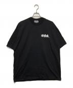 BUDSPOOL×舐達麻バッズプール×ナメダルマ）の古着「コラボHARDEST MAGAZINE Tシャツ」｜ブラック