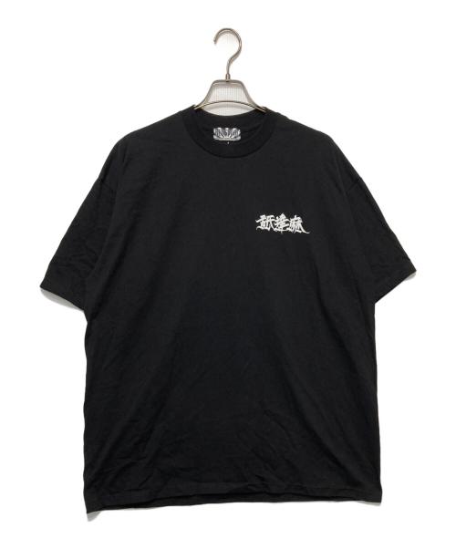 BUDSPOOL（バッズプール）BUDSPOOL (バッズプール) 舐達麻 (ナメダルマ) コラボHARDEST MAGAZINE Tシャツ ブラック サイズ:XXLの古着・服飾アイテム