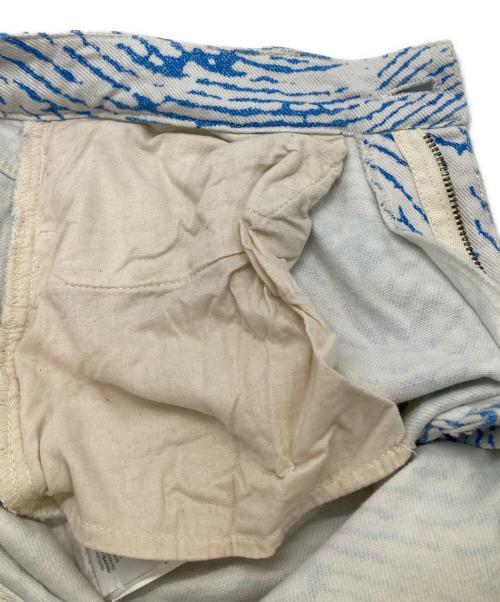 Paloma Wool（パロマウール）Paloma Wool (パロマウール) HUELLA 総柄パンツ ホワイト×ブルー サイズ:38の古着・服飾アイテム