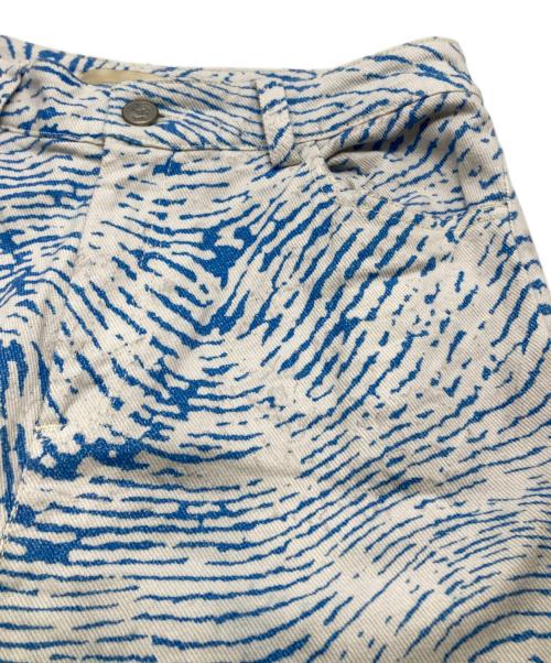 Paloma Wool（パロマウール）Paloma Wool (パロマウール) HUELLA 総柄パンツ ホワイト×ブルー サイズ:38の古着・服飾アイテム