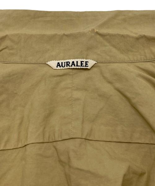 AURALEE（オーラリー）AURALEE (オーラリー) SELVEDGE WEATHER CLOTH HALF SLEEVED SHIRTS ベージュ サイズ:1の古着・服飾アイテム