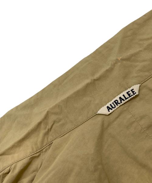AURALEE（オーラリー）AURALEE (オーラリー) SELVEDGE WEATHER CLOTH HALF SLEEVED SHIRTS ベージュ サイズ:1の古着・服飾アイテム