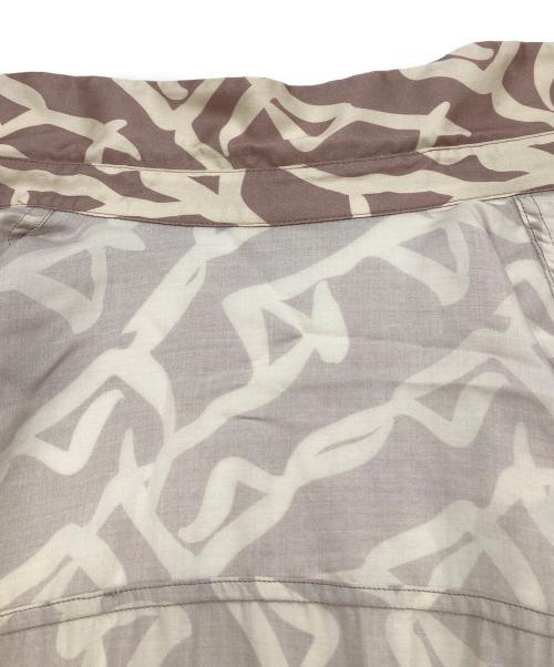 SALON adam et rope'（サロンアダムエロペ）SALON adam et rope' (サロンアダムエロペ) シーサイドダンサープリントオーバーシャツ ピンク サイズ:Fの古着・服飾アイテム