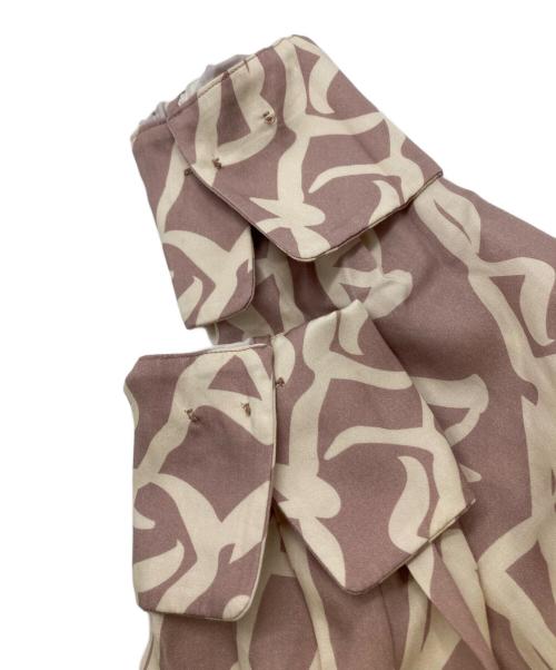 SALON adam et rope'（サロンアダムエロペ）SALON adam et rope' (サロンアダムエロペ) シーサイドダンサープリントオーバーシャツ ピンク サイズ:Fの古着・服飾アイテム