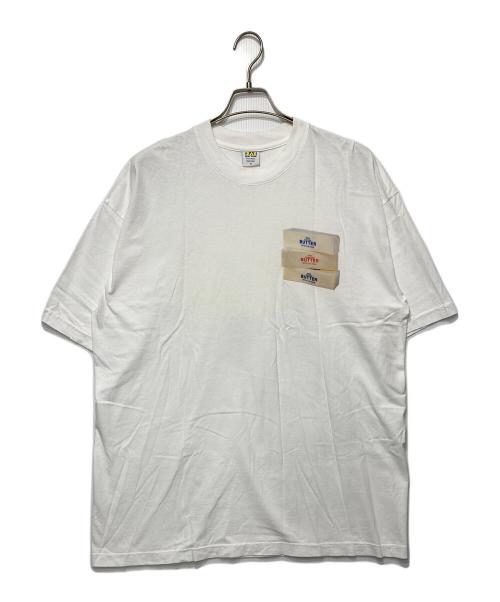 IRAK NEW YORK（アイラックニューヨーク）IRAK NEW YORK (アイラックニューヨーク) プリントTシャツ ホワイト サイズ:XLの古着・服飾アイテム